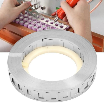 kopen Custom 0.12mm 0.15mm 0.2mm 0.25mm 0.3mm Pure Nickel Strip Voor 18650 21700 26650 32650 32700 Batterijen online manufacture